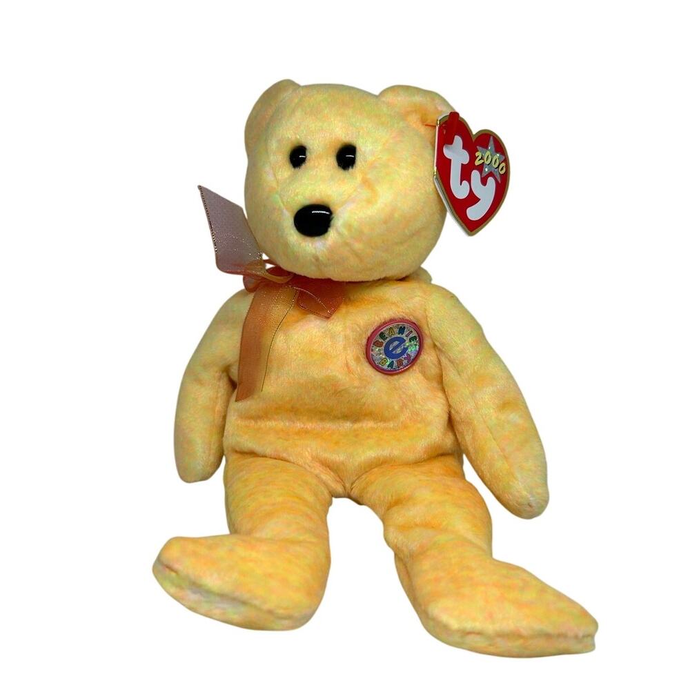 TY BEANIE BABIES SUNNY the BEAR 2000 Plush Stuffed Animal